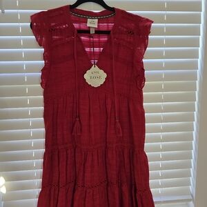 Knox Rose Crimson Lace Mini Dress